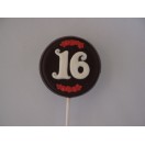 The Number 16 in Round Pop